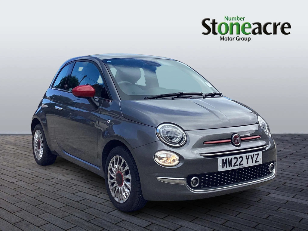 Fiat 500 1.0 Mild Hybrid Red Grey