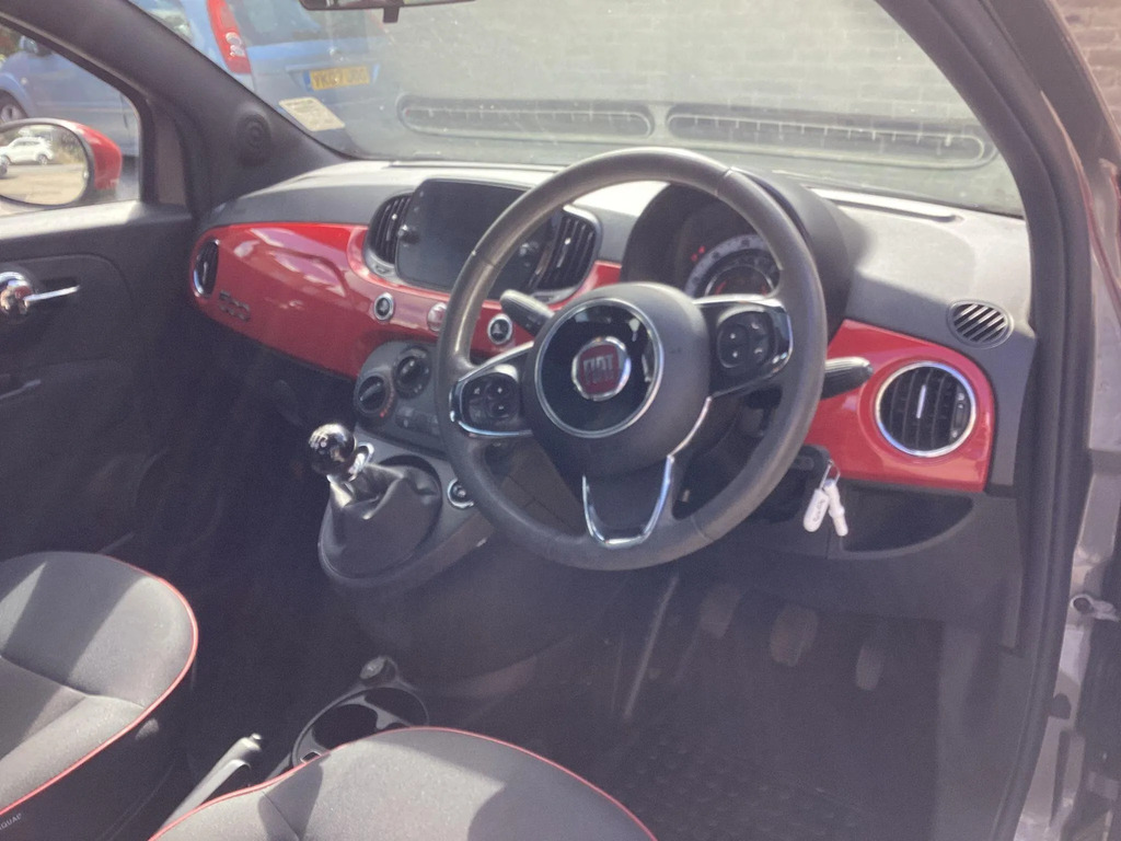 Fiat 500 1.0 Mhev Red Hatchback Euro 6 S Grey #15