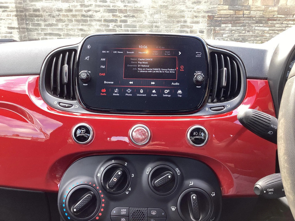 Fiat 500 1.0 Mhev Red Hatchback Euro 6 S Grey #19