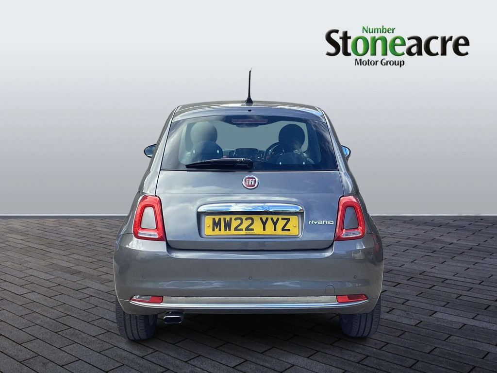 Fiat 500 1.0 Mild Hybrid Red Grey #5