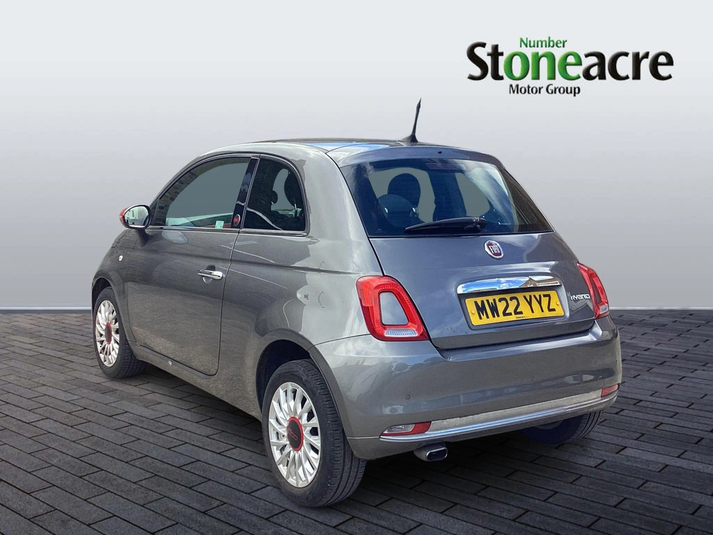 Fiat 500 1.0 Mild Hybrid Red Grey #4