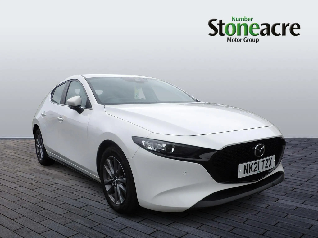Mazda 3 2.0 E-skyactiv-g Mhev Se-l Lux Hatchback Petro White