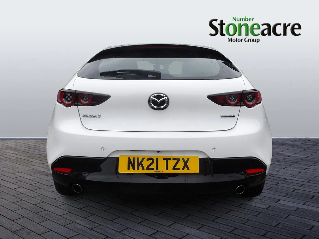 Mazda 3 2.0 E-skyactiv-g Mhev Se-l Lux Hatchback Petro White #3