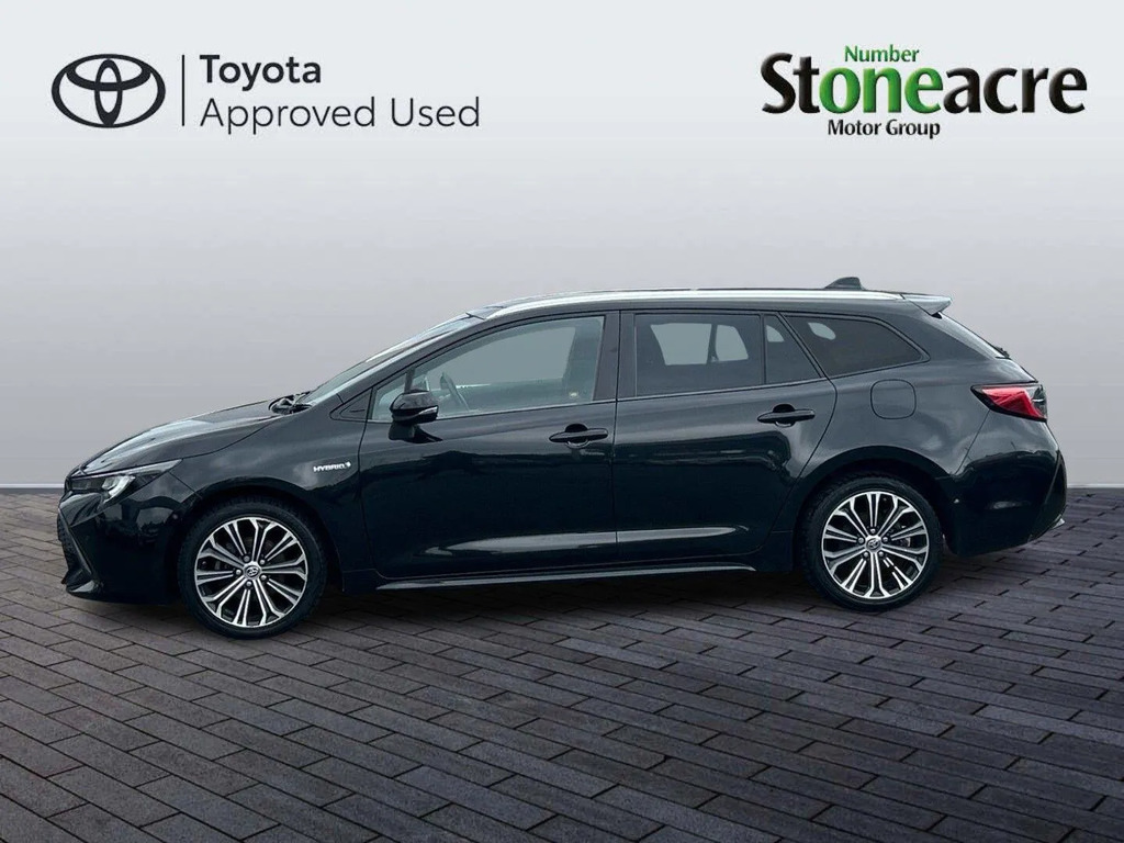 Toyota Corolla 1.8 Vvt-h Design Touring Sports Hybrid Black #6