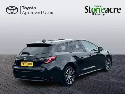 Toyota Corolla 1.8 Vvt-i Hybrid Design Cvt Panoramic Roof White #3