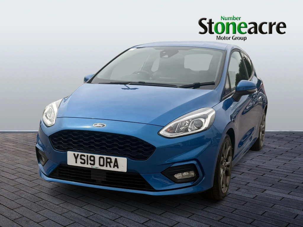 Ford Fiesta 1.0T Ecoboost St-line X Euro 6 Ss YS19ORA Blue #3