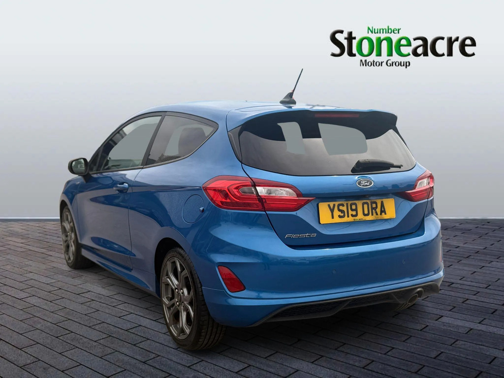 Ford Fiesta 1.0T Ecoboost St-line X Euro 6 Ss YS19ORA Blue #4