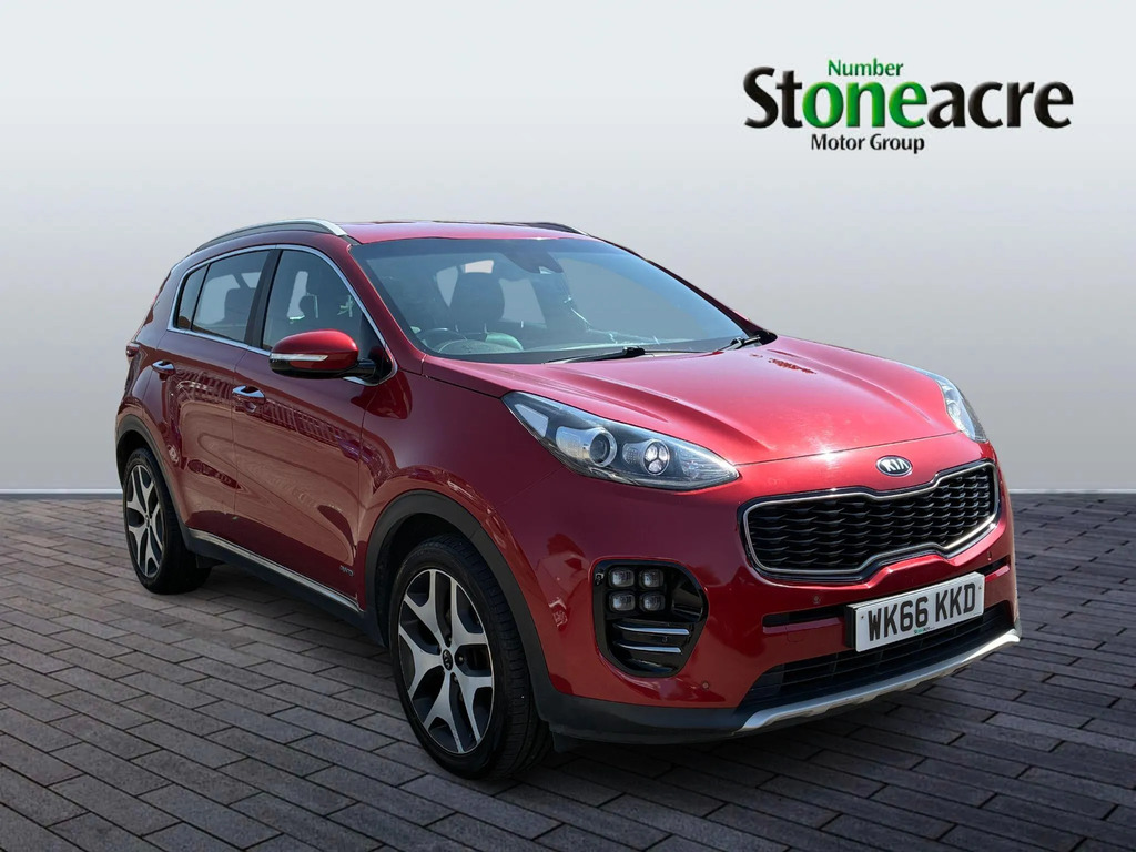 Kia Sportage 2.0 Crdi Gt-line Awd Euro 6 Red