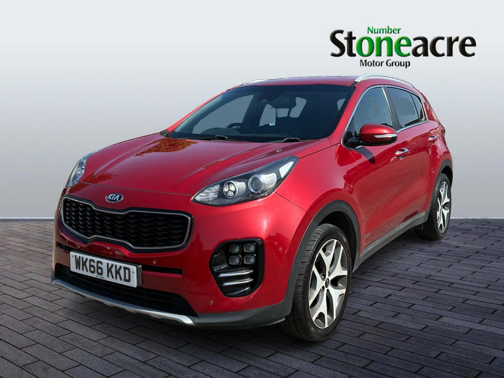 Kia Sportage 2.0 Crdi Gt-line Awd Euro 6 Red #3