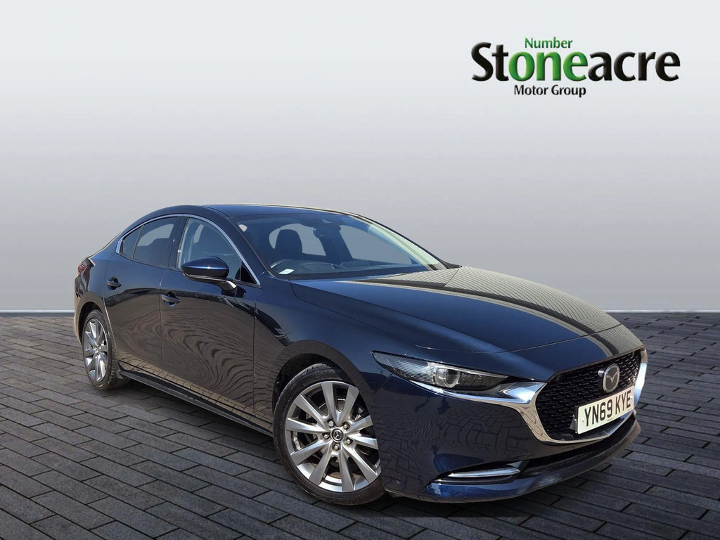 Mazda 3 2.0 Skyactiv-x Mhev Gt Sport Saloon Man Blue
