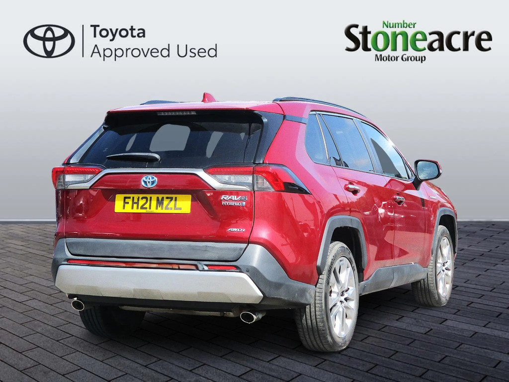 Toyota Rav 4 2.5 Vvt-h Gpf Excel Suv Hybrid Cvt 4Wd Red #3