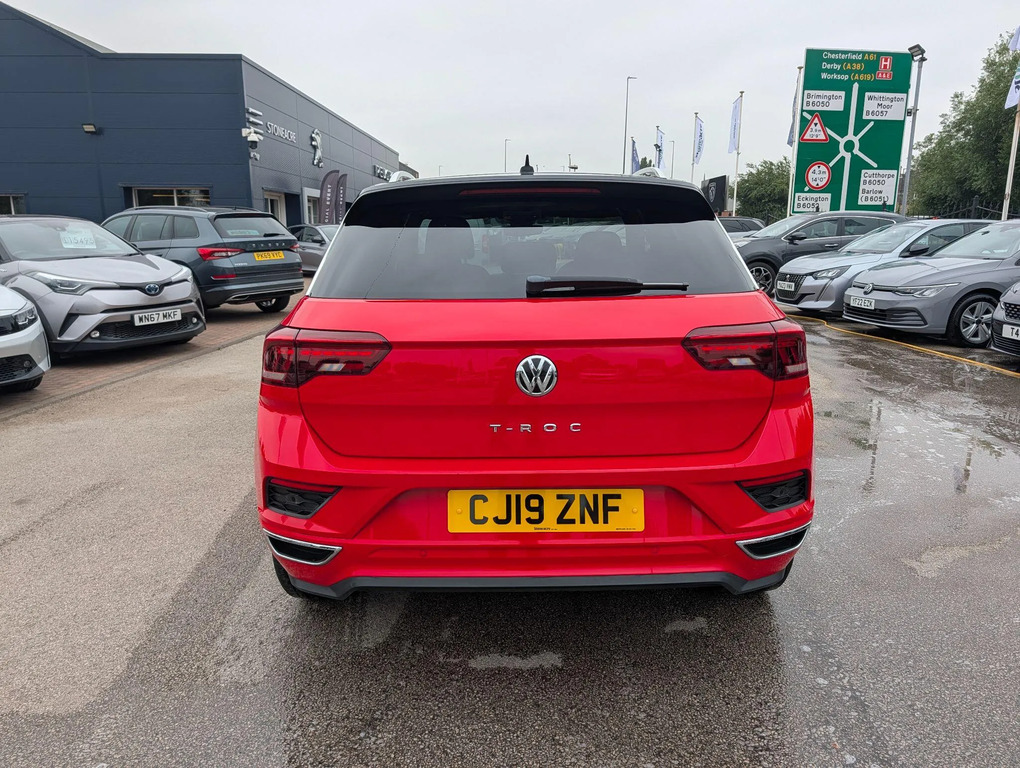 Volkswagen T-Roc 1.6 Tdi R-line Euro 6 Ss Red #6