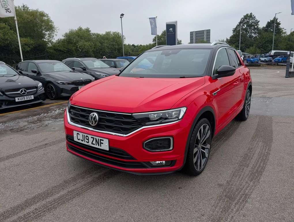 Volkswagen T-Roc 1.6 Tdi R-line Euro 6 Ss Red #3