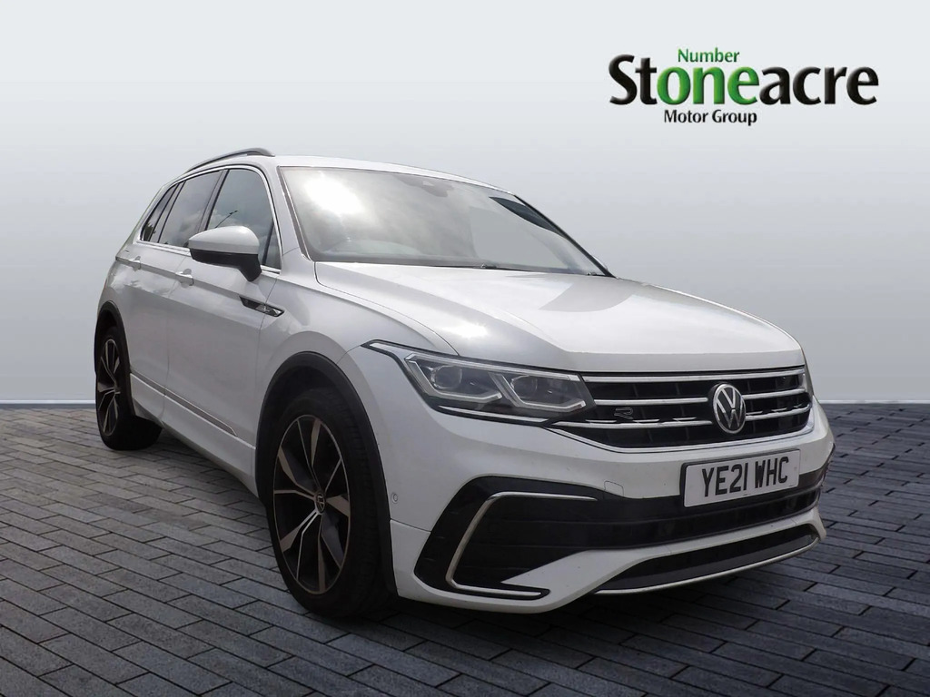 Volkswagen Tiguan 2.0 Tdi R-line Dsg Euro 6 Ss White