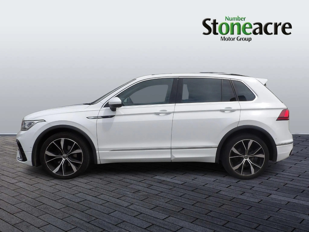 Volkswagen Tiguan 2.0 Tdi R-line Dsg Euro 6 Ss White #6