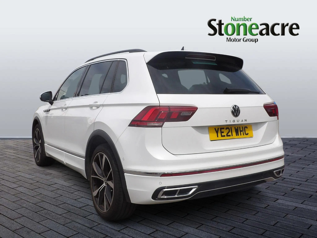 Volkswagen Tiguan 2.0 Tdi R-line Dsg Euro 6 Ss White #5