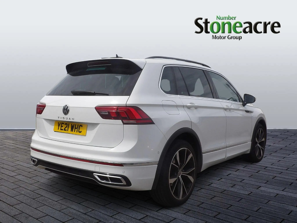 Volkswagen Tiguan 2.0 Tdi R-line Dsg Euro 6 Ss White #3