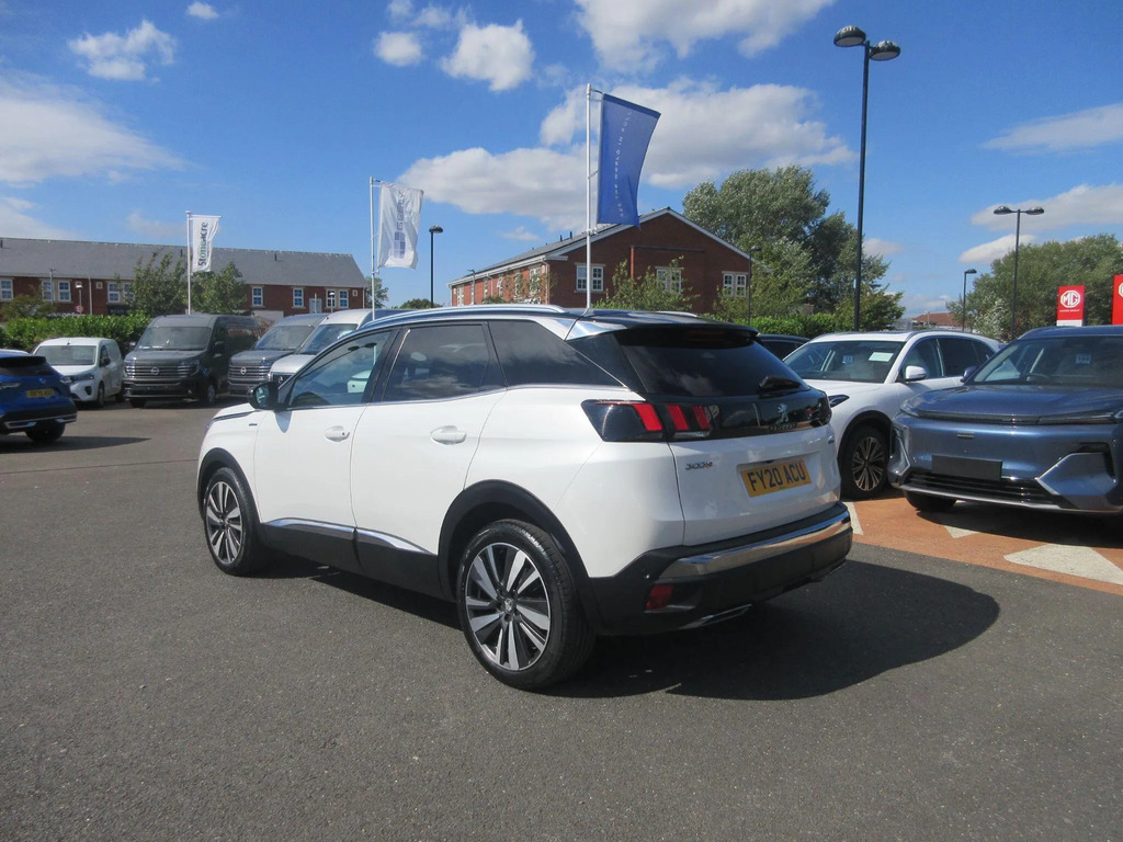 Peugeot 3008 1.5 Bluehdi Gt Line Premium Suv Eat Eur White #4