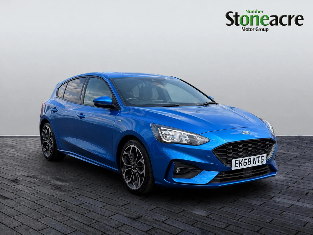 Ford Focus 1.0T Ecoboost St-line Hatchback Blue #1