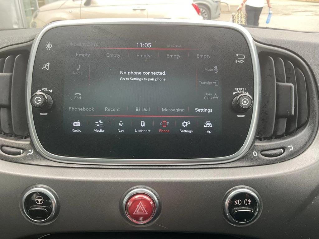 Fiat 500 500 Lounge Mhev Black #15