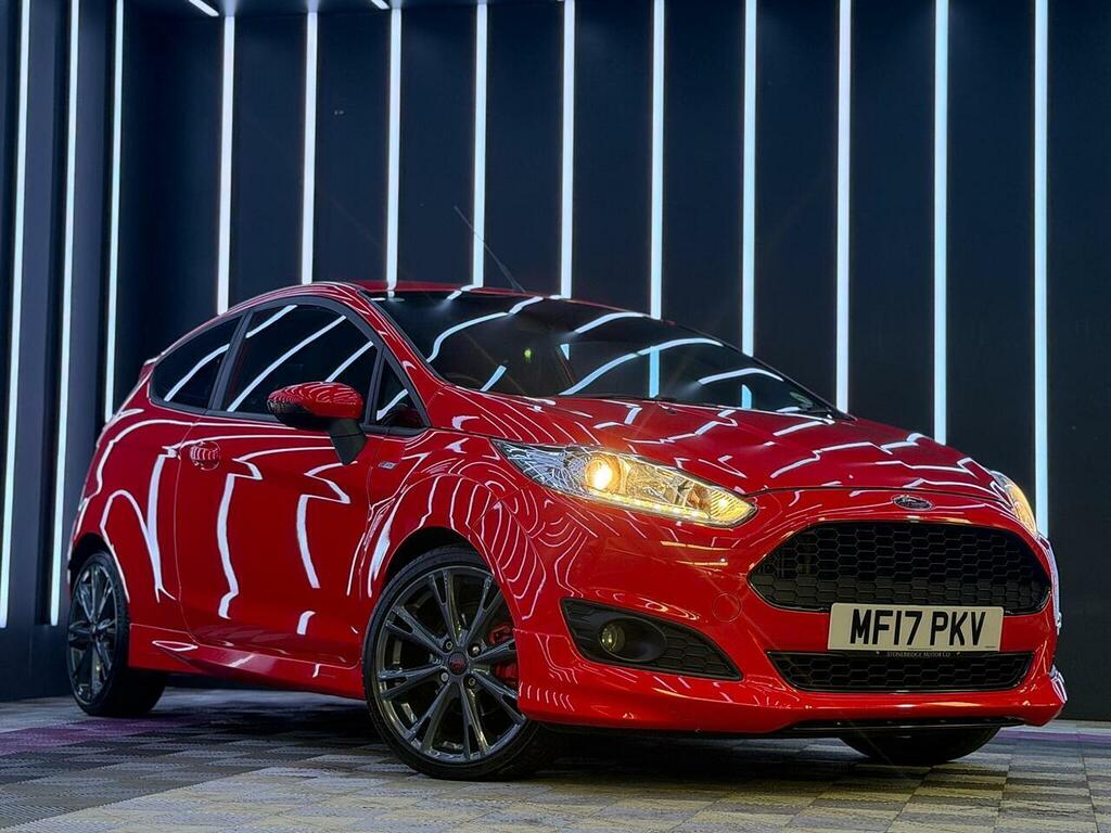 Ford Fiesta 1.0T Ecoboost St-line Euro 6 Ss Red