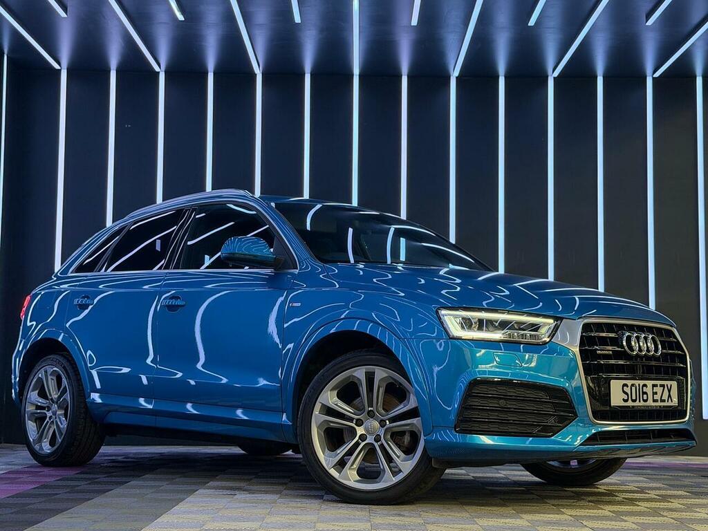 Audi Q3 2.0 Tdi S Line Plus Quattro Euro 6 Ss Blue