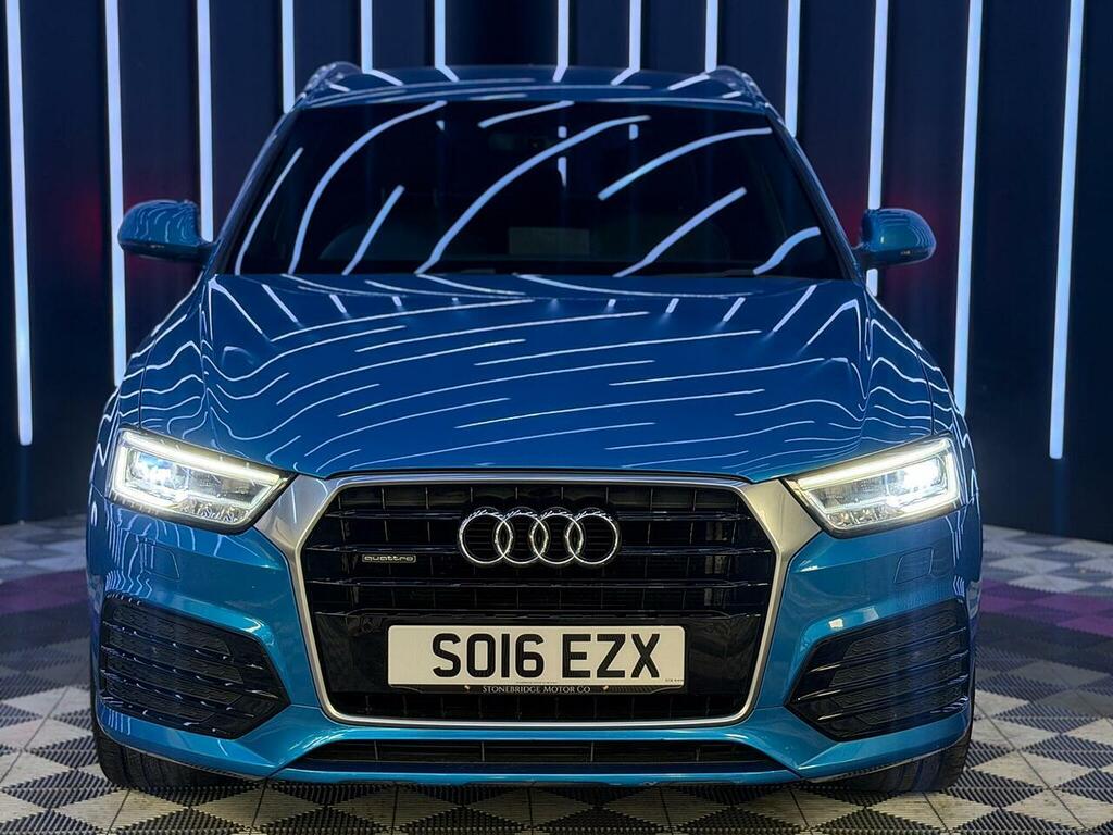 Audi Q3 2.0 Tdi S Line Plus Quattro Euro 6 Ss SO16EZX Blue #6