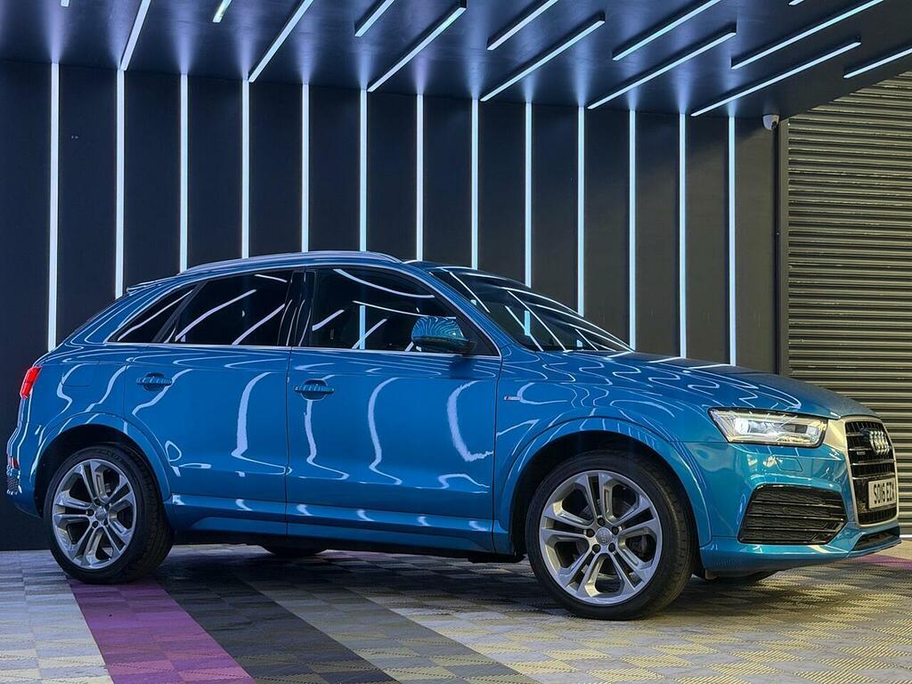 Audi Q3 2.0 Tdi S Line Plus Quattro Euro 6 Ss SO16EZX Blue #5