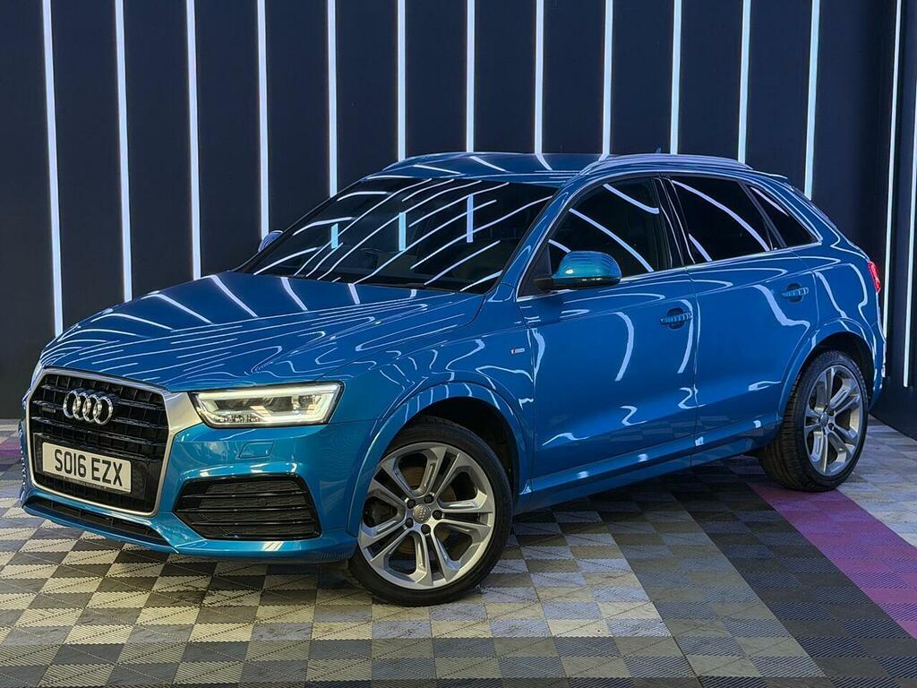 Audi Q3 2.0 Tdi S Line Plus Quattro Euro 6 Ss SO16EZX Blue #4