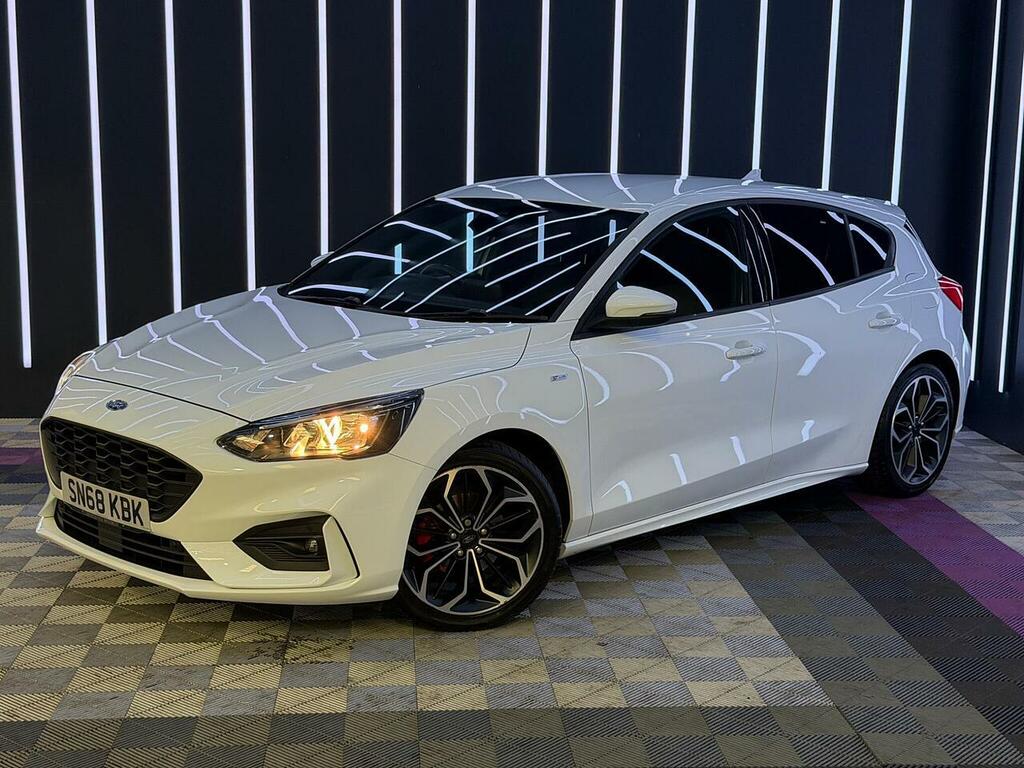 Ford Focus 1.0T Ecoboost St-line X Euro 6 Ss SN68KBK White #4