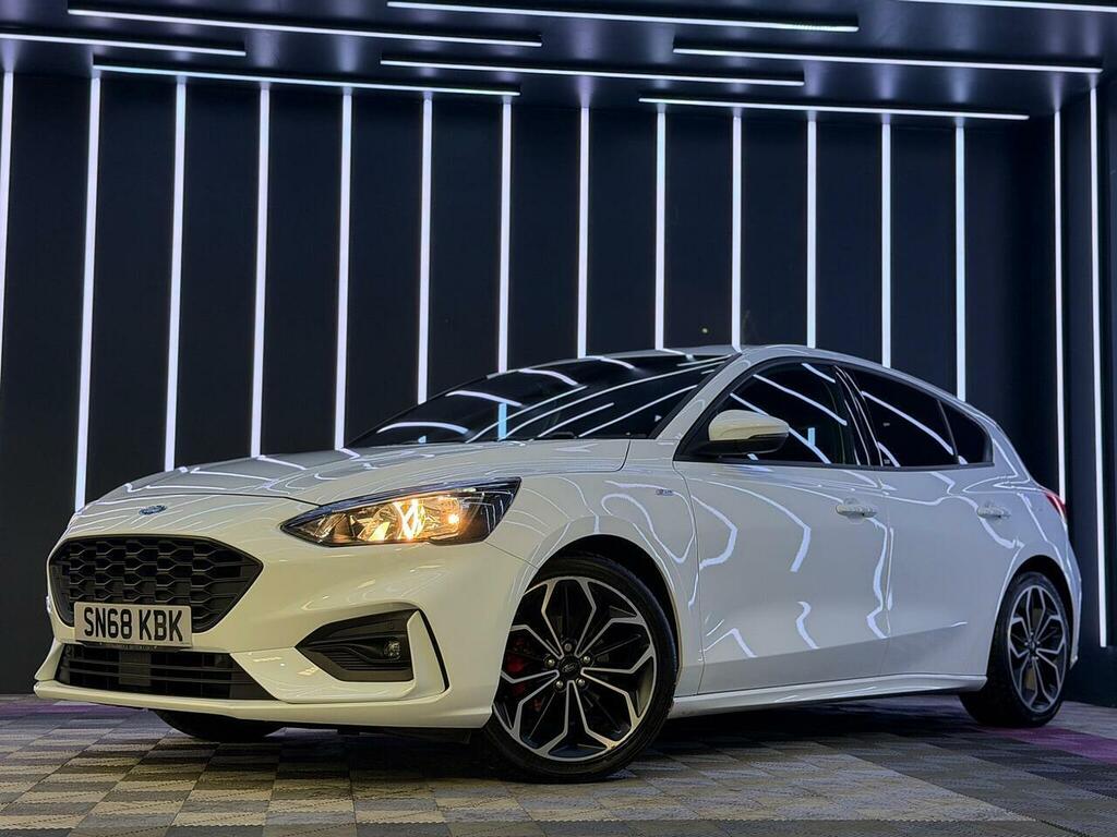 Ford Focus 1.0T Ecoboost St-line X Euro 6 Ss SN68KBK White #3