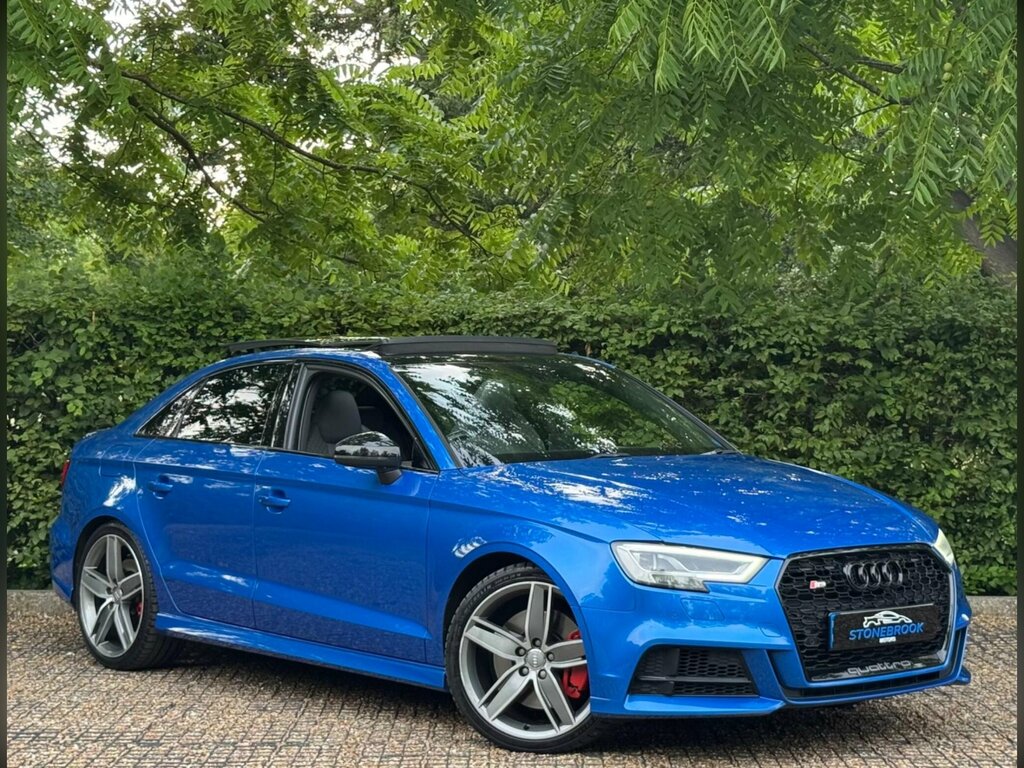 Audi S3 2.0 Tfsi Black Edition S Tronic Quattro Euro 6 S Blue