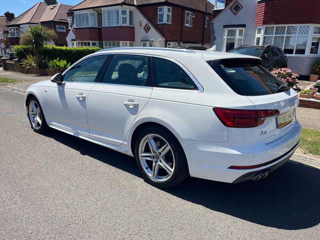 Audi A4 Avant 3.0 Tdi V6 S Line Estate S Tronic Quatt White #2