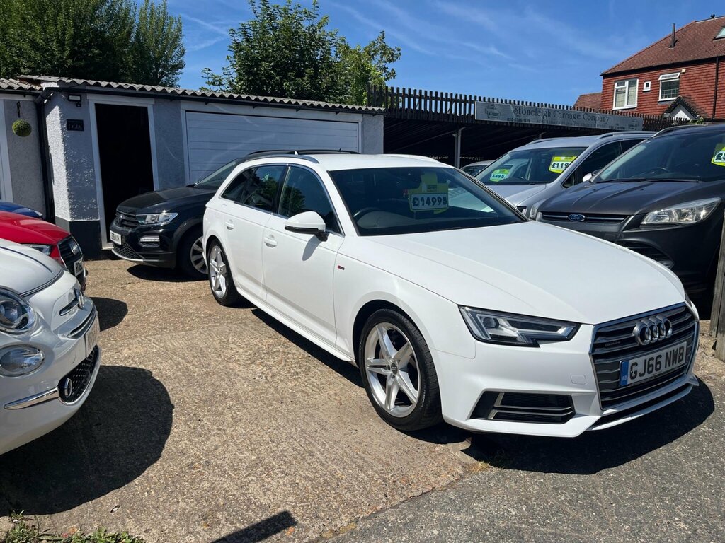 Audi A4 Avant 3.0 Tdi V6 S Line Estate S Tronic Quatt White #3