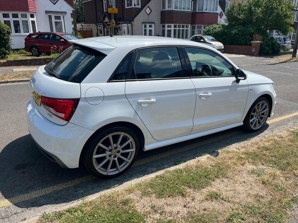 Audi A1 1.4 Tfsi S Line Sportback S Tronic Euro 6 Ss LY66EPP White #5