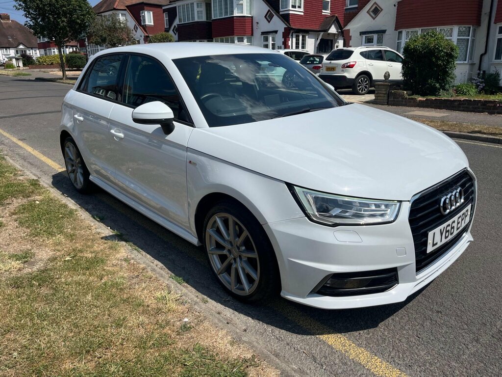 Audi A1 1.4 Tfsi S Line Sportback S Tronic Euro 6 Ss LY66EPP White #4