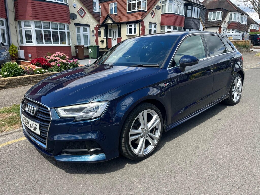 Audi A3 1.5 Tfsi Cod 35 S Line Sportback S Tronic Euro 6 Blue