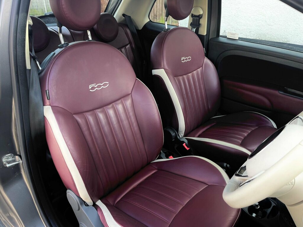 Fiat 500 1.2 Lounge Euro 6 Ss Grey #2
