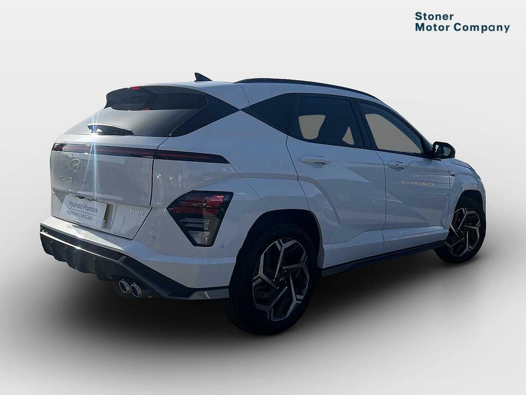 Hyundai Kona 1.6 Hybrid 129 N Line S Dct GF75MXD White #3