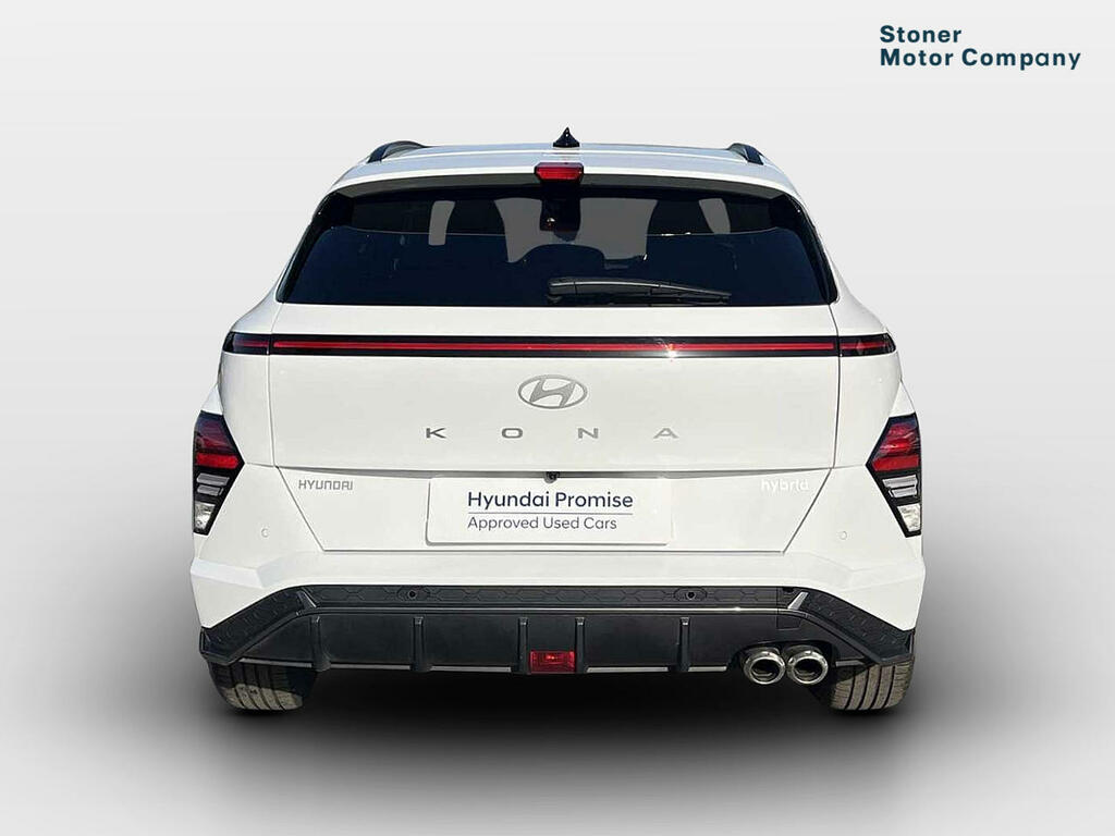 Hyundai Kona 1.6 Hybrid 129 N Line S Dct GF75MXD White #5
