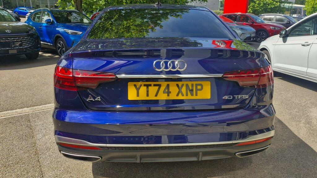 Audi A4 2.0 Tfsi 40 S Line S Tronic Euro 6 Ss YT74XNP Blue #6