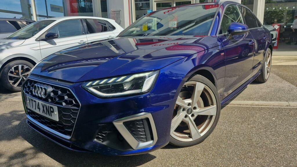 Audi A4 2.0 Tfsi 40 S Line S Tronic Euro 6 Ss YT74XNP Blue #3
