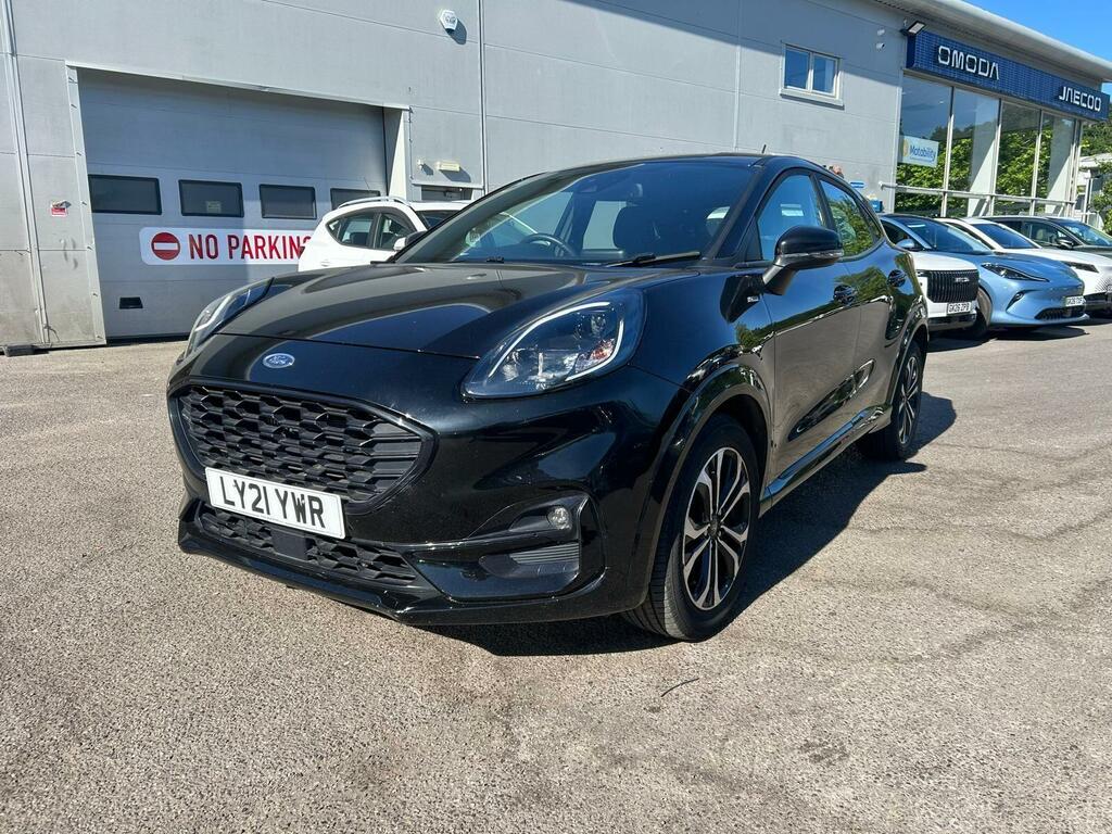 Ford Puma 1.0T Ecoboost Mhev St-line Dct Euro 6 Ss LY21YWR Black #3