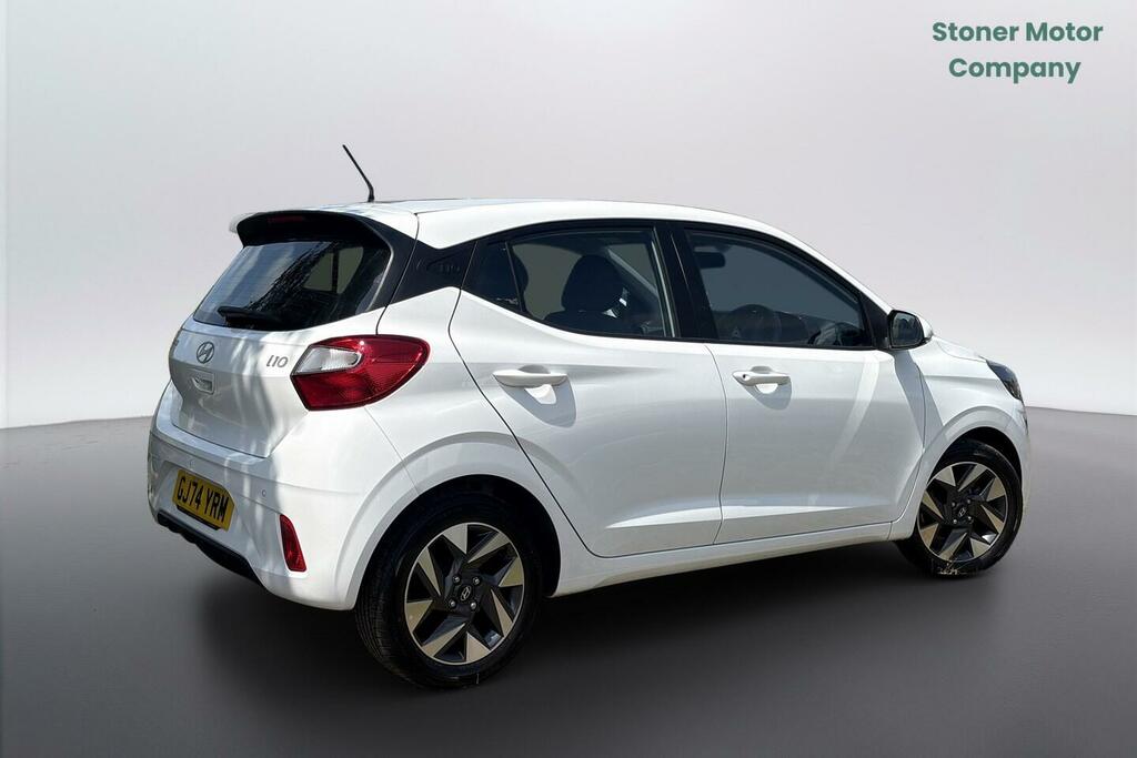 Hyundai I10 1.0 63 Advance Nav GJ74YRM White #3