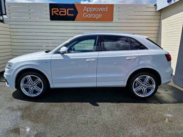 Audi Q3 2.0 Tdi S Line Plus Suv Quattro FL64SOC White #5