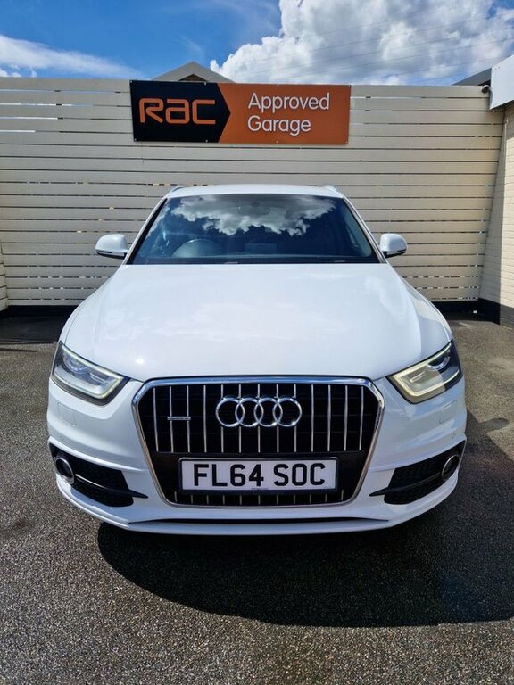 Audi Q3 2.0 Tdi S Line Plus Suv Quattro FL64SOC White #2