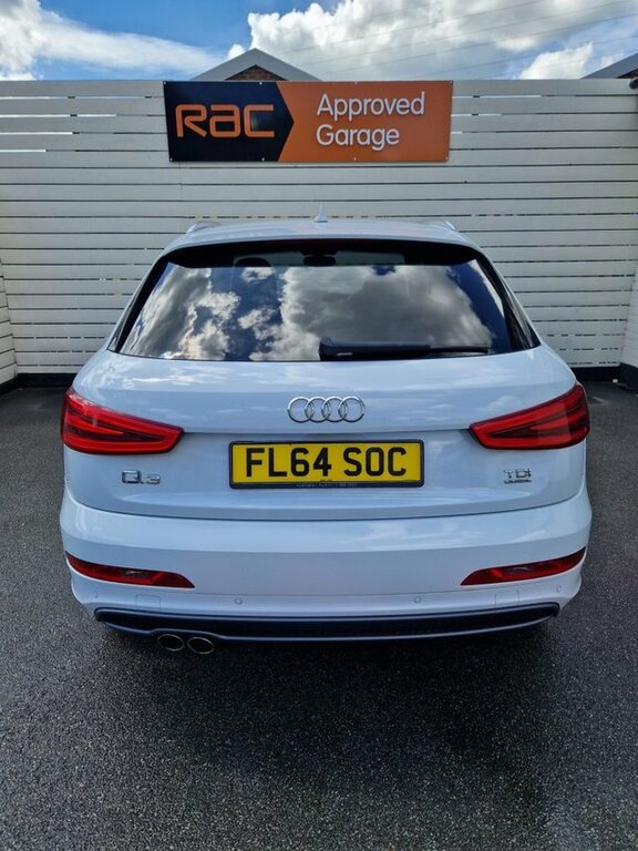 Audi Q3 2.0 Tdi S Line Plus Suv Quattro FL64SOC White #3