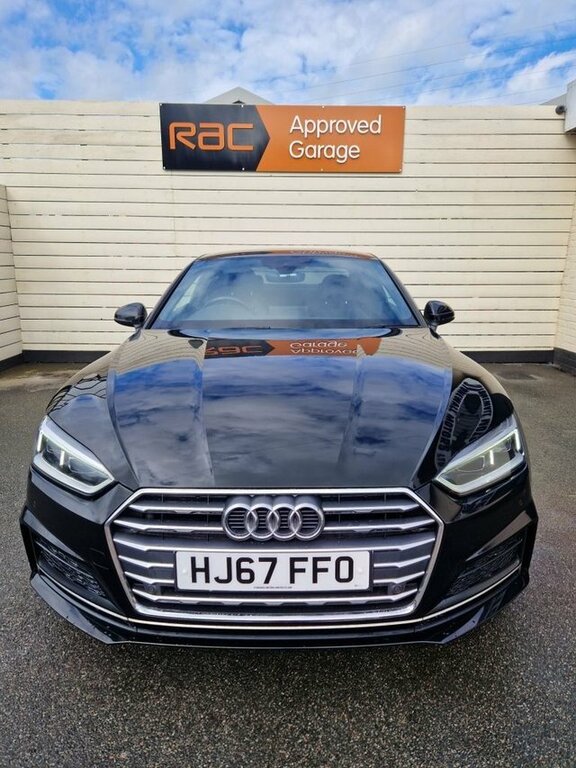 Audi A5 2.0 Tdi S Line Coupe S Tronic Euro 6 S Black #2