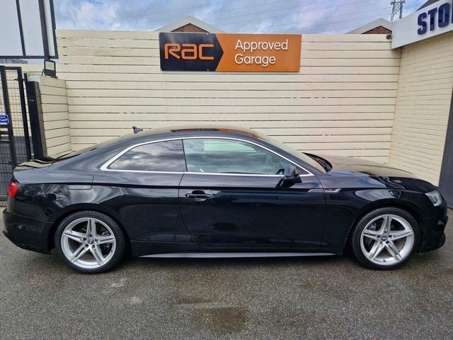Audi A5 2.0 Tdi S Line Coupe S Tronic Euro 6 S Black #5