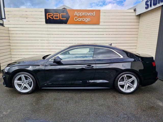 Audi A5 2.0 Tdi S Line Coupe S Tronic Euro 6 S Black #4